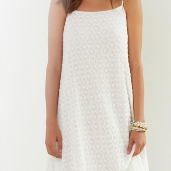 NWT Anthropologie size XS white midi sundress in crochet - Picture 2 of 12